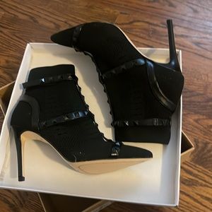 Jessica Simpson boots with strap studs